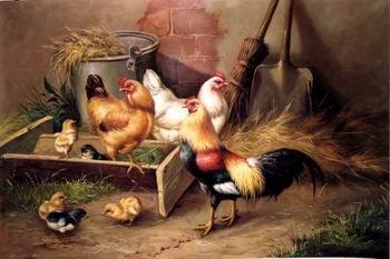 unknow artist Cocks 118 oil painting image